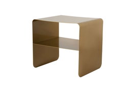 Hanah Home Mesa Lateral SHB-013-A Metal Dorado 45 x 56 x 52 cm