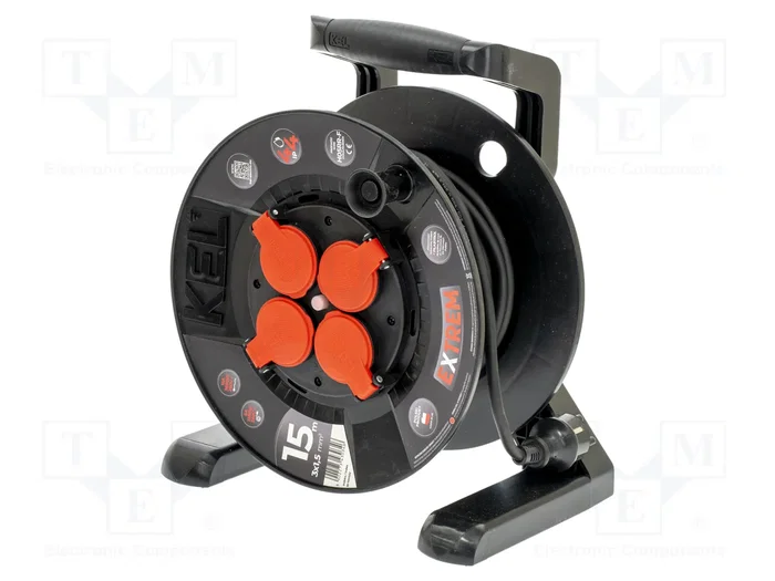 KEL Prolongador de alimentación EXTREM 15m 3G1,5mm2 KEL Prolongador de alimentación EXTREM 15m 3G1,5mm2