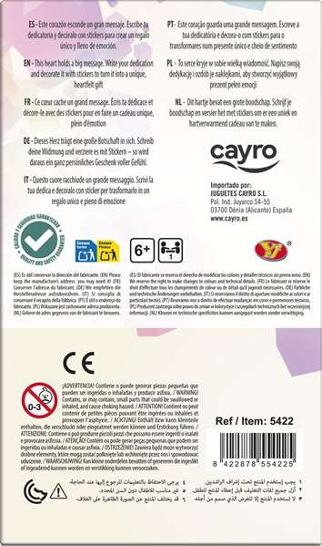 Cayro Love Purple - Juego educativo con idiomas español, inglés, francés, alemán, italiano, portugués, polaco, neerlandés para niños de 6 años