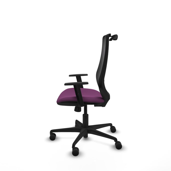 PIQUERAS Y CRESPO Silla de oficina Mardos con mecanismo Sincro, Morado y Negro PIQUERAS Y CRESPO Silla de oficina Mardos con mecanismo Sincro, Morado y Negro