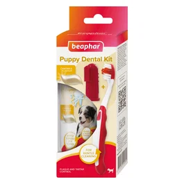 Beaphar Pack Dental Cachorros: Pasta Dental y Cepillo Dental de Dedo