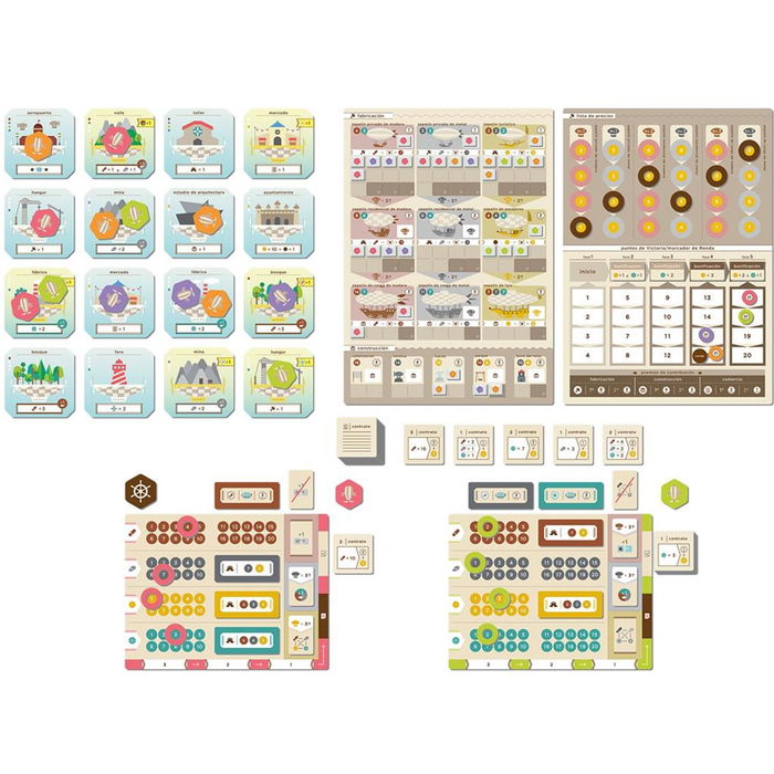 CMON Juego de Mesa Estratégico Airship City Español - Gestión de Recursos y Zepelines - Edad 14+, 3-4 Jugadores, 90 Minutos CMON Juego de Mesa Estratégico Airship City Español - Gestión de Recursos y Zepelines - Edad 14+, 3-4 Jugadores, 90 Minutos