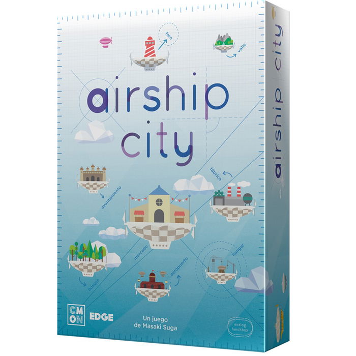CMON Juego de Mesa Estratégico Airship City Español - Gestión de Recursos y Zepelines - Edad 14+, 3-4 Jugadores, 90 Minutos CMON Juego de Mesa Estratégico Airship City Español - Gestión de Recursos y Zepelines - Edad 14+, 3-4 Jugadores, 90 Minutos