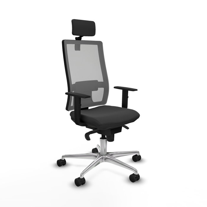 PIQUERAS Y CRESPO Silla de oficina Horna Gris con mecanismo Sincro PIQUERAS Y CRESPO Silla de oficina Horna Gris con mecanismo Sincro