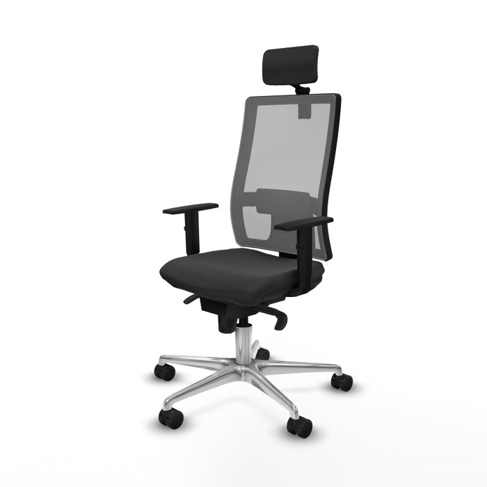PIQUERAS Y CRESPO Silla de oficina Horna Gris con mecanismo Sincro PIQUERAS Y CRESPO Silla de oficina Horna Gris con mecanismo Sincro