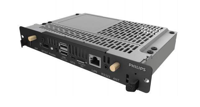 Philips CRD50/00 Media Player Android 7.1.2 TV Box - Quad-Core RK3399, 4GB RAM 64GB eMMC, Dual-Core GPU, Micro SD, UHD