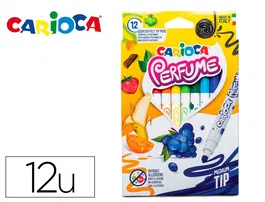 Carioca Rotuladores Perfumados Doble Punta Caja 12 Unidades Colores Surtidos