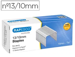 Rapesco 13/10 Grapas Galvanizadas Caja de 5000 Unidades