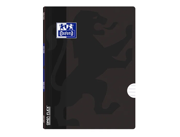 Oxford Libreta escolar Openflex tapa flexible Optik Paper 48 hojas DIN A5 negro
