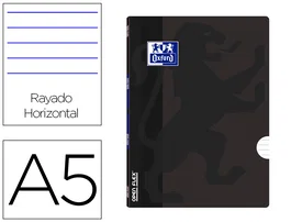 Oxford Libreta escolar Openflex tapa flexible Optik Paper 48 hojas DIN A5 negro