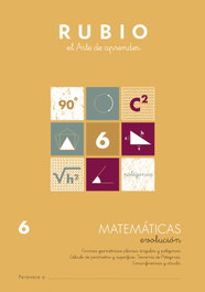 RUBIO Cuaderno A4 Matemáticas Evolución Nº 6 (11-12 años)