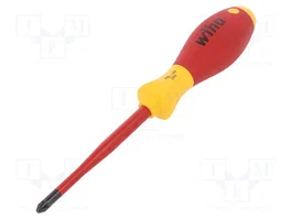 WIHA Destornillador aislado slim Pozidriv® PZ2