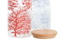 DKD Home Decor Bote de Borosilicato Coral 22 1400ml