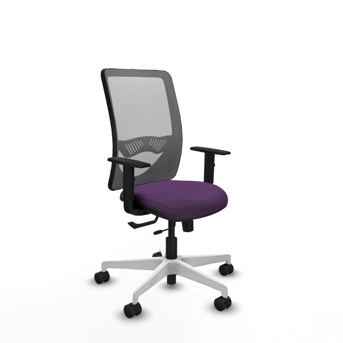 PIQUERAS Y CRESPO Silla de oficina Zulema Morado/Gris PIQUERAS Y CRESPO Silla de oficina Zulema Morado/Gris