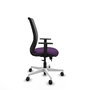 PIQUERAS Y CRESPO Silla de oficina Zulema Morado/Gris
