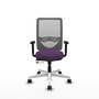 PIQUERAS Y CRESPO Silla de oficina Zulema Morado/Gris