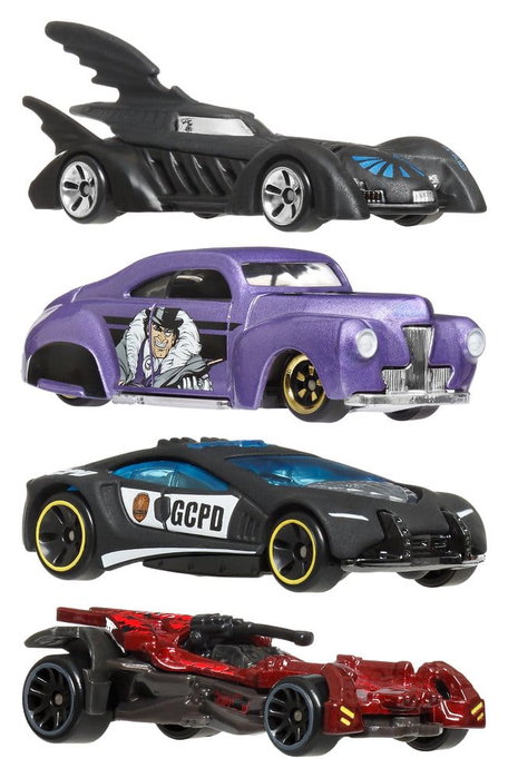 Mattel Hot Wheels Batman Silver Series Vehículos Die-Cast 1:64 Surtido (24)