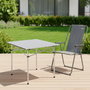 Aktive Camping Mesa de camping plegable de aluminio
