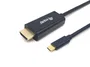 Equip Adaptador de Cable USB-C a HDMI 4K@30Hz 3m, 3840x2160, Plug and Play, Conectores Chapados en Oro, Ref. 133413