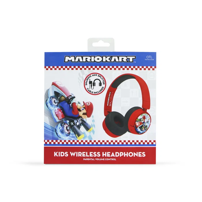 OTL Technologies Super Mario Mario Kart Auriculares Inalámbricos y Alámbricos Rojo OTL Technologies Super Mario Mario Kart Auriculares Inalámbricos y Alámbricos Rojo