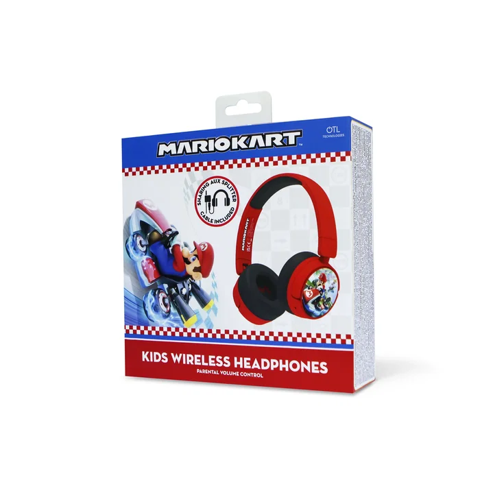 OTL Technologies Super Mario Mario Kart Auriculares Inalámbricos y Alámbricos Rojo OTL Technologies Super Mario Mario Kart Auriculares Inalámbricos y Alámbricos Rojo
