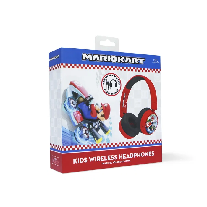 OTL Technologies Super Mario Mario Kart Auriculares Inalámbricos y Alámbricos Rojo OTL Technologies Super Mario Mario Kart Auriculares Inalámbricos y Alámbricos Rojo