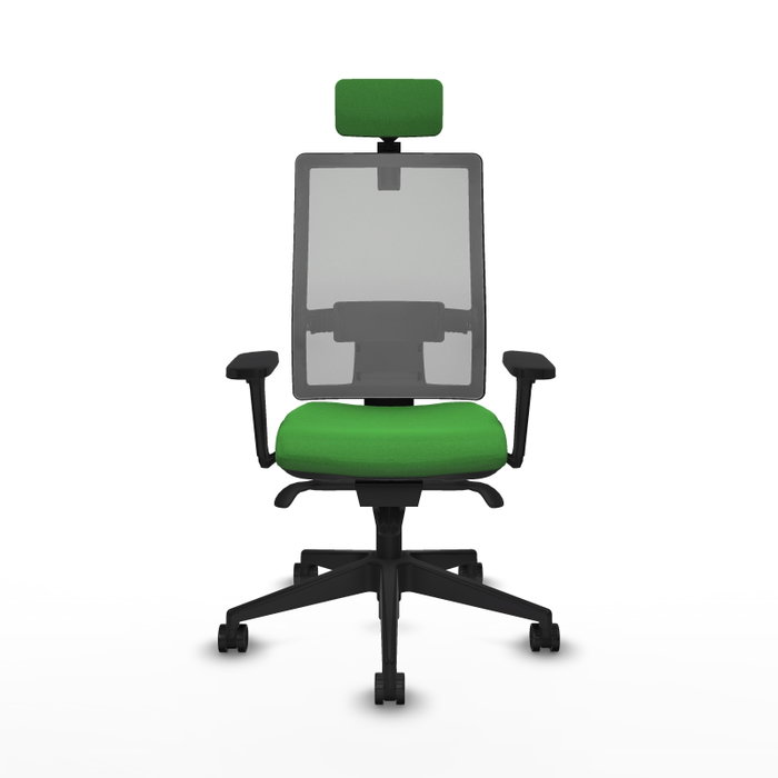 PIQUERAS Y CRESPO Silla de oficina Horna con mecanismo Sincro, Verde y Gris PIQUERAS Y CRESPO Silla de oficina Horna con mecanismo Sincro, Verde y Gris