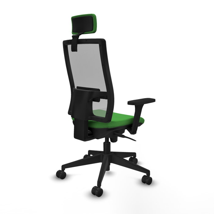 PIQUERAS Y CRESPO Silla de oficina Horna con mecanismo Sincro, Verde y Gris PIQUERAS Y CRESPO Silla de oficina Horna con mecanismo Sincro, Verde y Gris