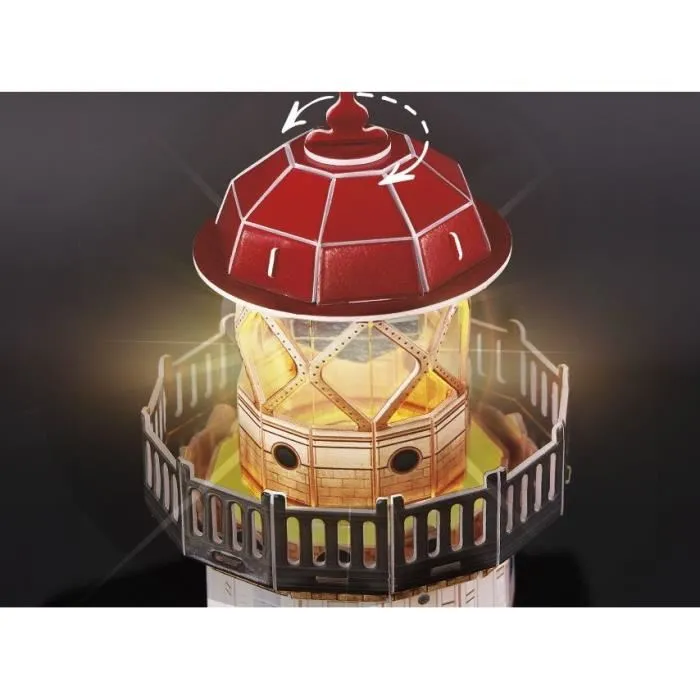 Explora Sciences AAAOT96582 Puzzle Faro 3D Juego Construcción 72 Piezas A partir de 8 Años