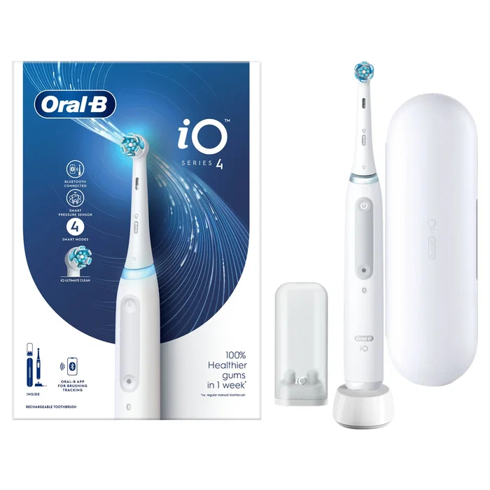 Braun Oral-B iO 4 Adulto Cepillo dental oscilante Blanco