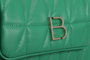Lucky Bees 1246 Bandolera Verde de Polipiel para Mujer, Elegante y Funcional, Accesorio de Moda