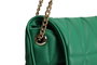 Lucky Bees 1246 Bandolera Verde de Polipiel para Mujer, Elegante y Funcional, Accesorio de Moda