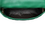 Lucky Bees 1246 Bandolera Verde de Polipiel para Mujer, Elegante y Funcional, Accesorio de Moda