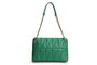 Lucky Bees 1246 Bandolera Verde de Polipiel para Mujer, Elegante y Funcional, Accesorio de Moda
