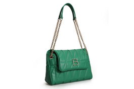 Lucky Bees 1246 Bandolera Verde de Polipiel para Mujer, Elegante y Funcional, Accesorio de Moda