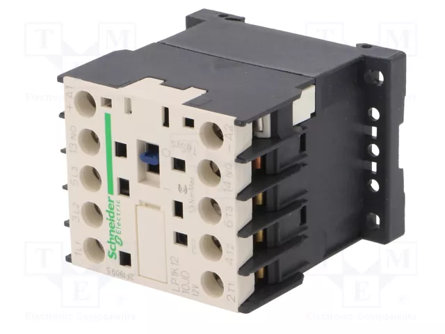 Schneider Electric LP1K1210JD Contactor TeSys K 3-polar 12VDC 12A Schneider Electric LP1K1210JD Contactor TeSys K 3-polar 12VDC 12A