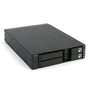 Fantec MR-25DUAL Marco Extraíble para HDD/SSD 2.5 Pulgadas Negro