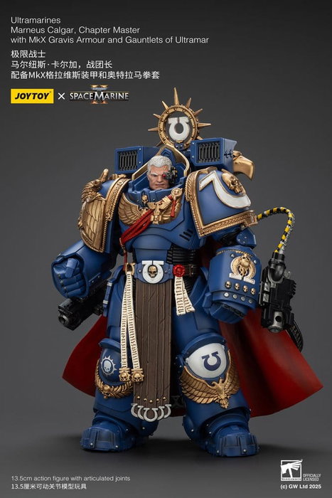 Joy Toy Warhammer 40,000 Figura Ultramarines Marneus Calgar, Chapter Master 13,5 cm