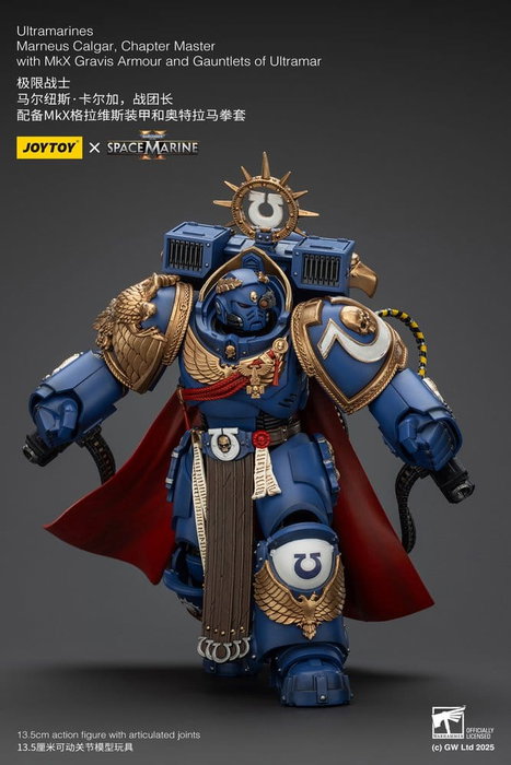 Joy Toy Warhammer 40,000 Figura Ultramarines Marneus Calgar, Chapter Master 13,5 cm