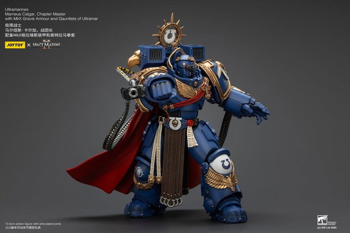 Joy Toy Warhammer 40,000 Figura Ultramarines Marneus Calgar, Chapter Master 13,5 cm