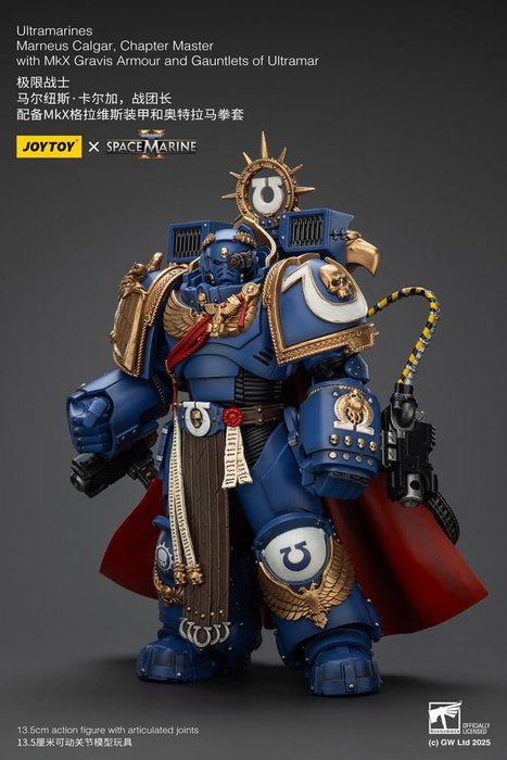Joy Toy Warhammer 40,000 Figura Ultramarines Marneus Calgar, Chapter Master 13,5 cm