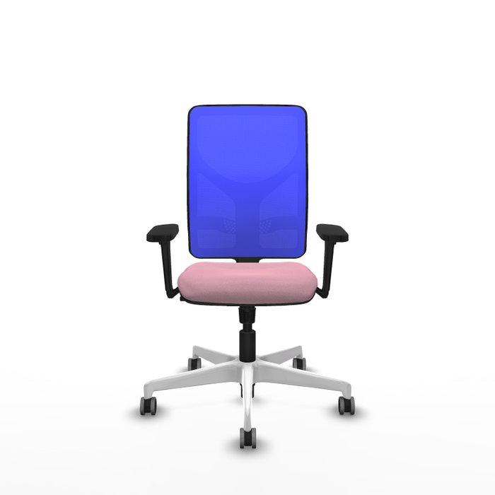 PIQUERAS Y CRESPO Silla de oficina Motilla Rosa y Azul con mecanismo Sincro PIQUERAS Y CRESPO Silla de oficina Motilla Rosa y Azul con mecanismo Sincro