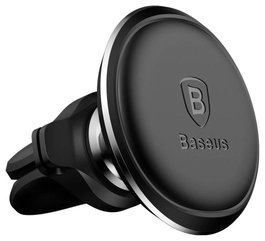 Baseus Soporte Magnético para Coche con Clip para Cable y Rejilla de Ventilación Negro