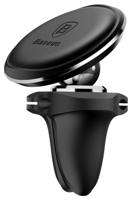 Baseus Soporte Magnético para Coche con Clip para Cable y Rejilla de Ventilación Negro