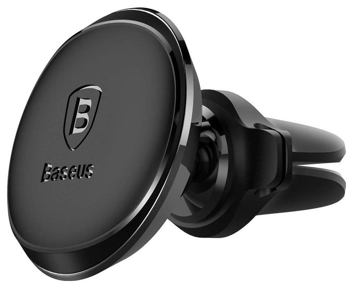 Baseus Soporte Magnético para Coche con Clip para Cable y Rejilla de Ventilación Negro
