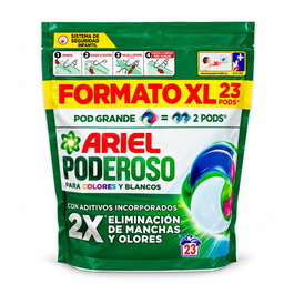 Ariel Detergente en Cápsulas Pod Grande para Colores y Blancos, 23 Dosis