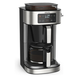Krups KM 760D Cafetera de filtro Negro y plata 2-10 tazas 1,25 L
