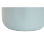 DKD Home Decor Jarrón de Gres Artesanal Azul Celeste 48x36x31 cm