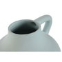 DKD Home Decor Jarrón de Gres Artesanal Azul Celeste 48x36x31 cm