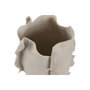 DKD Home Decor Jarrón de Cerámica Blanco Orgánico Artesanal
